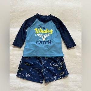 Carter Whale Swimsuit.